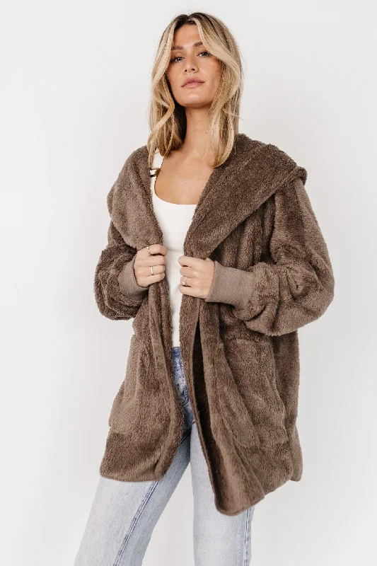 Fashion Forward, Function First Melrose Teddy Jacket | Brown