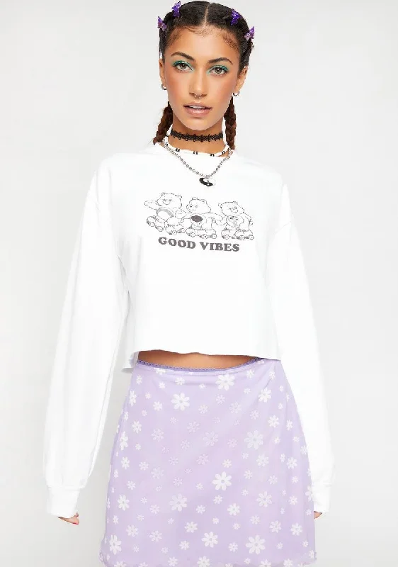 Fashion Forward Care Bears Crop Sweater