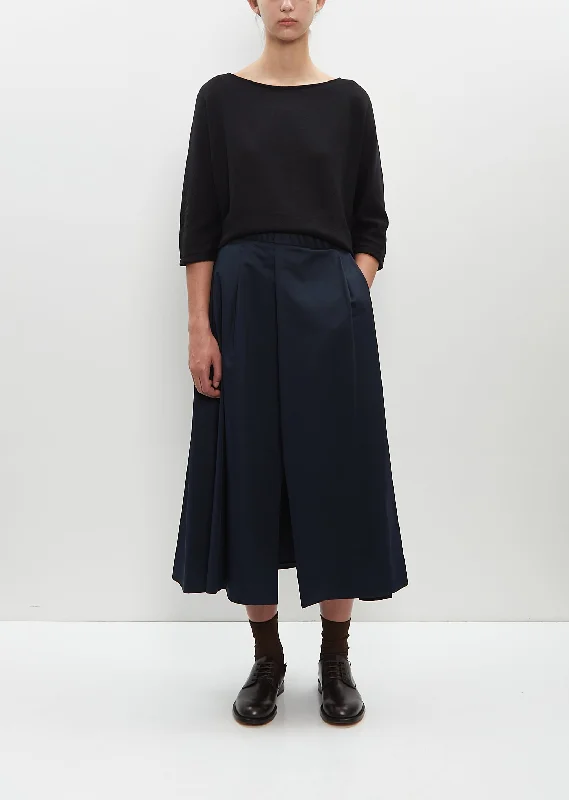 Trendy Clothing Sale Technical Cotton Celebrate Flare Skirt — Moon Night