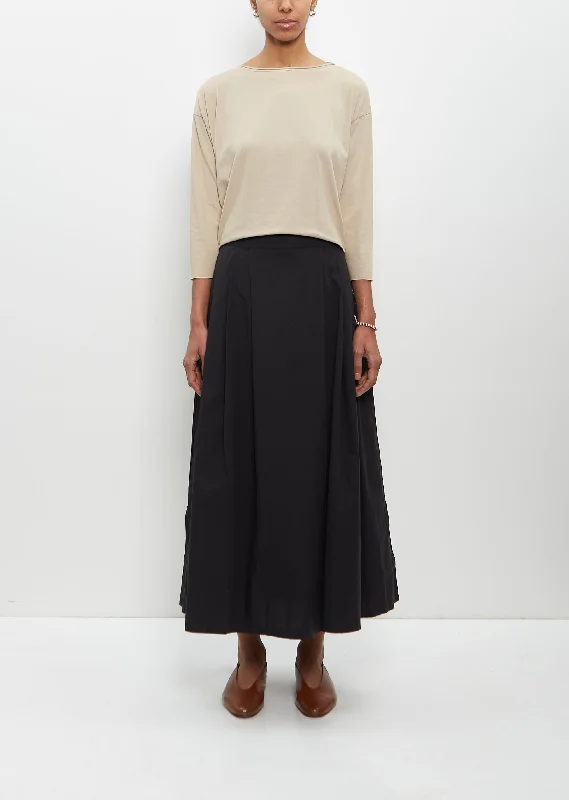 Seasonal Fashion Cotton Maso Skirt — Black