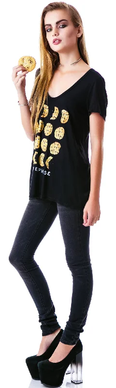 Lightweight Fabric Cookie Phase Flowy Tee