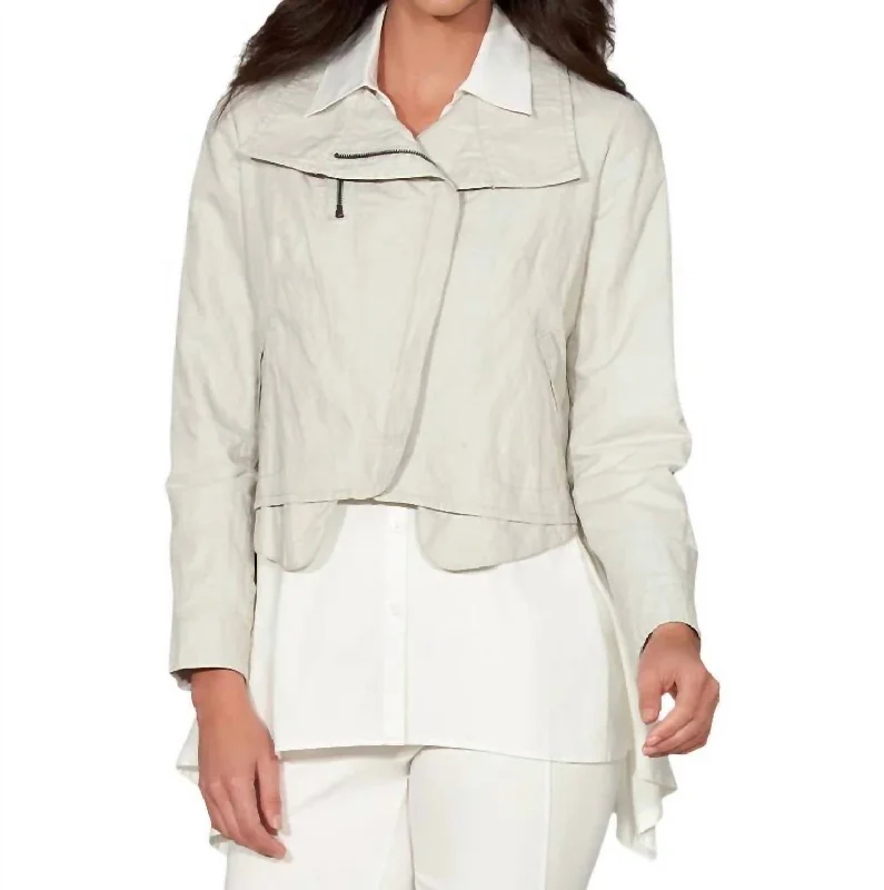 Graceful Cut Style To Spare Jacket In Birch