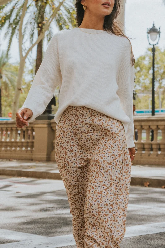 Graceful Drape CARLA SKIRT // OCHRE FLOWERS