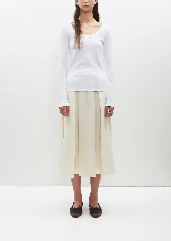 Find Your Unique Flair Wool Silk Twinflower Skirt