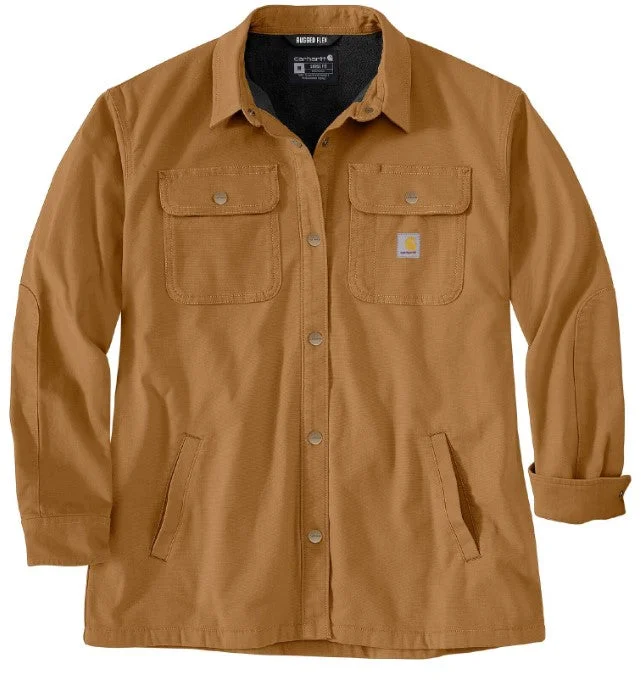 Additional Time-Limited Offers Women's Rugged Flex Loose Fit Canvas Shirt Jacket