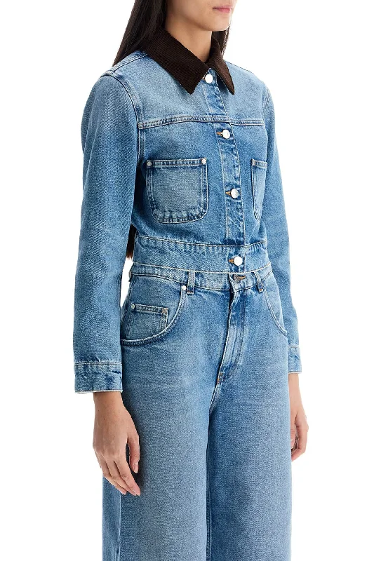 Wardrobe Essentials Stella Mccartney Cropped Denim Jacket For Women