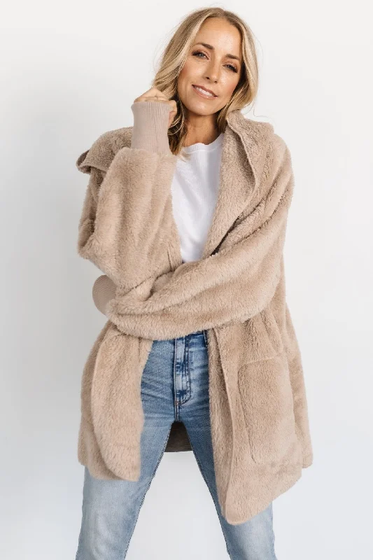 Flash Sale, Don't Miss Melrose Teddy Jacket | Taupe