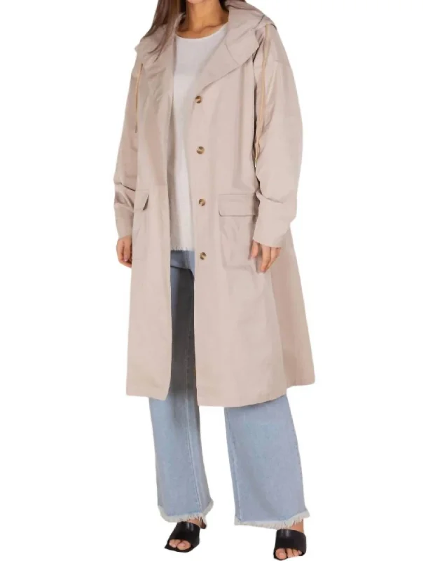Chic Everyday Wear I’Ll Be Found Trench Coat In Beige