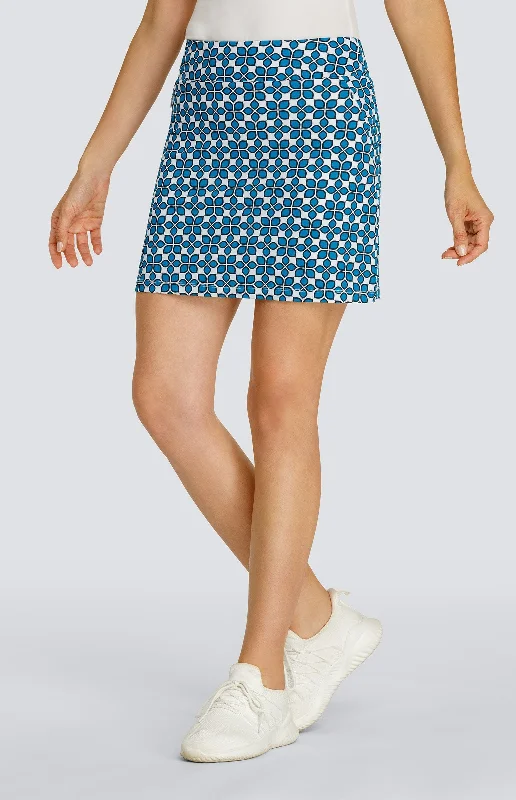 Season Sale Elithina 17" Skort - Mosaic Blooms