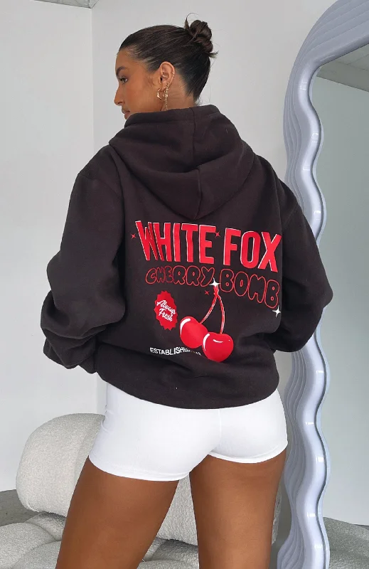 New Arrivals Don't Waste Time Hoodie Charcoal