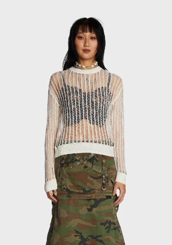 Urban Sophistication Complex Self Sheer Sweater