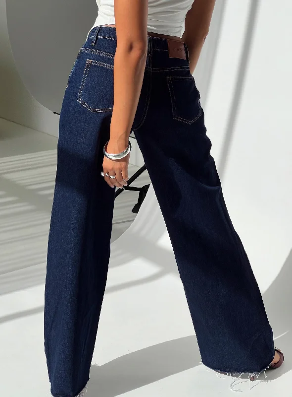 Huge Discounts This Week Darla Low Rise Straight Jean Dark Wash
