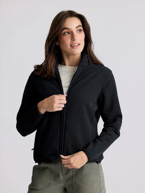 Mother's Day Special Women's Gridback Fleece Jacket