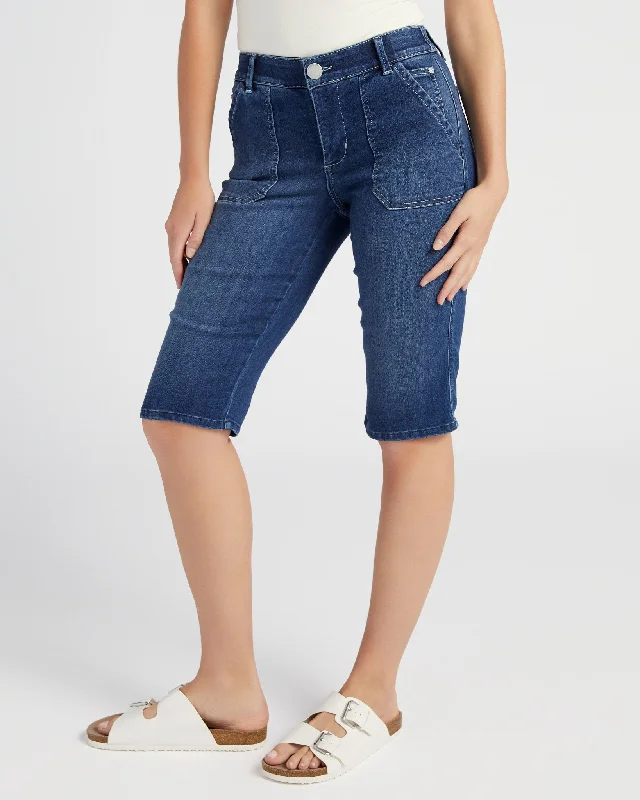 Best Deals Of The Season "Ab"solution Bermuda Jean Shorts