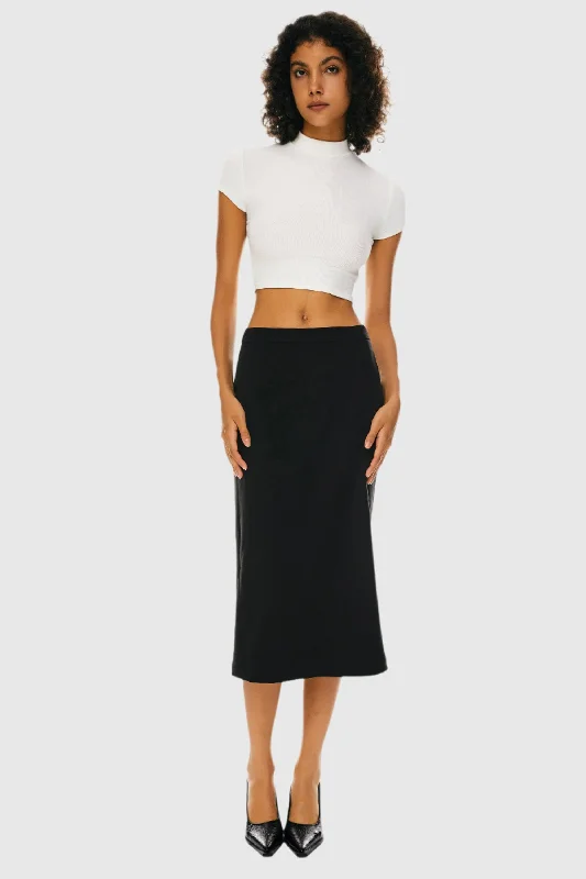 Trendy Pulse Split Midi Pencil Skirts