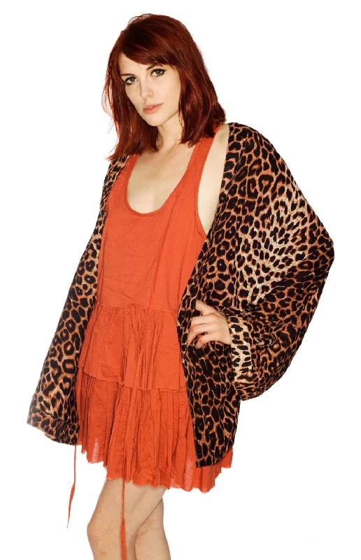 Discover Now Surrender Leopard Kimono