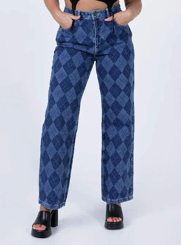Last Chance Sale The Ragged Priest Detention Mid/Light Blue Jeans Denim