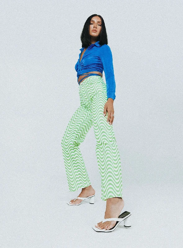 Fashion Forward The Ragged Priest Prism Jeans Green
