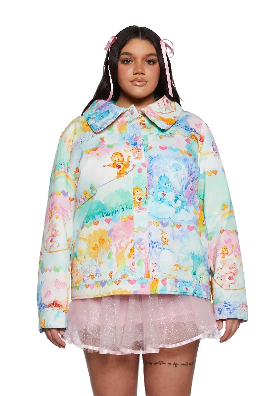 Dreamy Aesthetic Plus Friendship Forever Twill Jacket