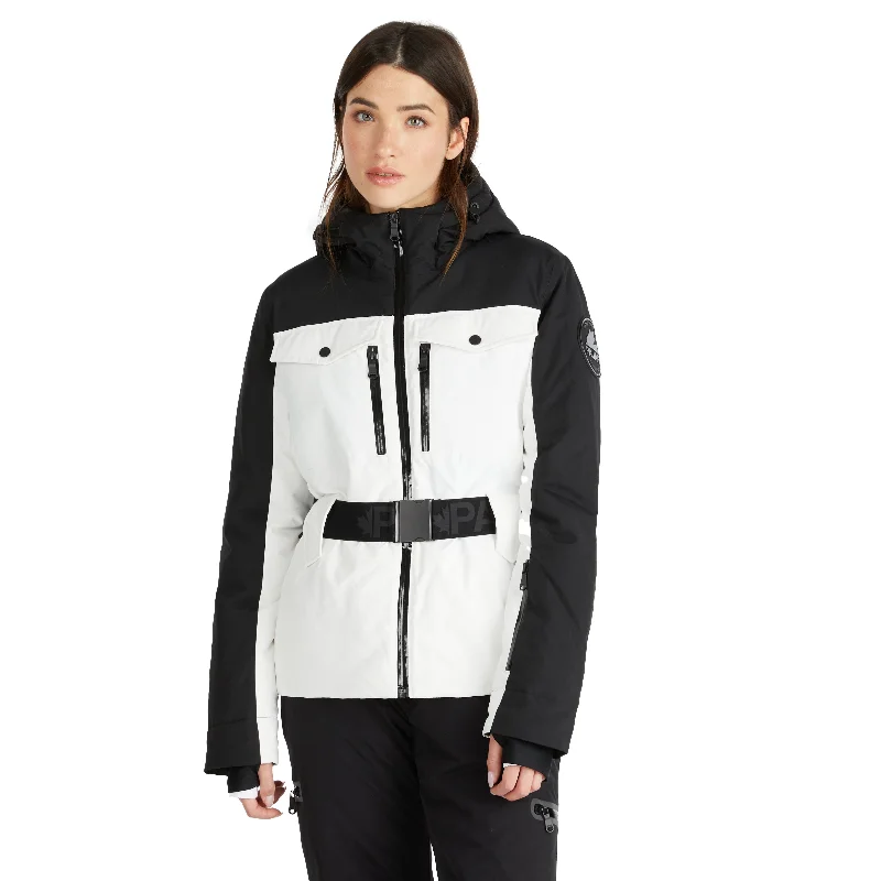 Huge Price Cut Pajar Women's Gabbi Belted Ski Jacket with Fixed Hood
