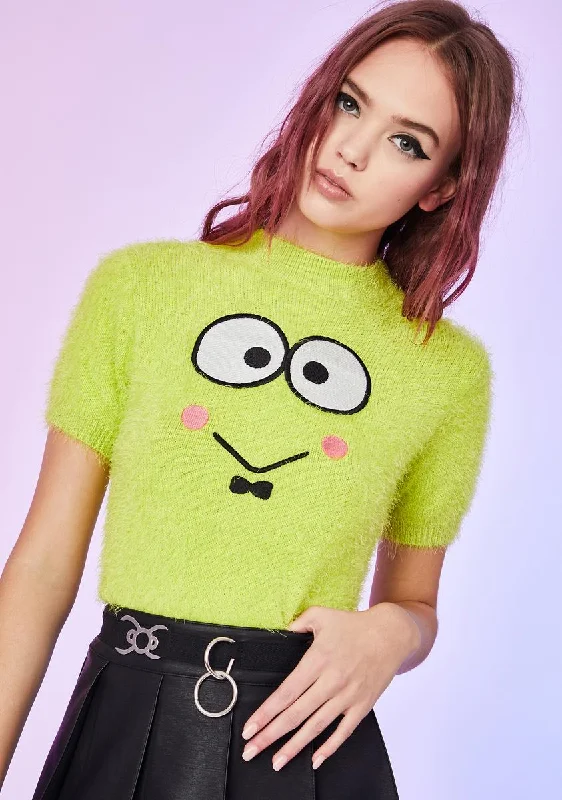 Limited Styles Lilly Pad Loner Keroppi Sweater