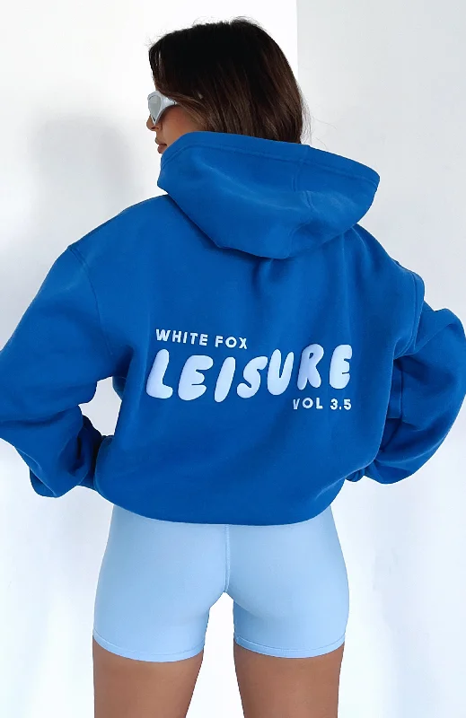 The Latest Fashion Trends Leisure Series Oversized Hoodie Cobalt