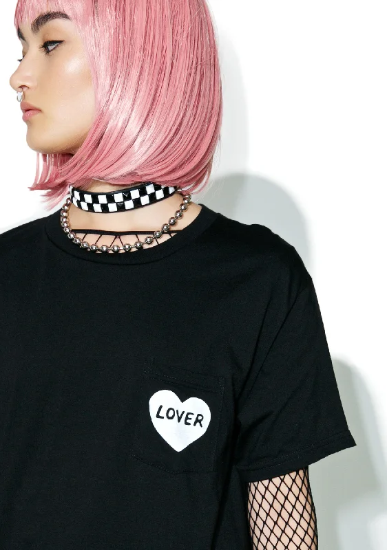 Discover Promotions Lover HD Pocket Tee