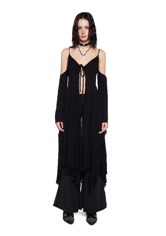 Trendy Street Style Summer Nights Handkerchief Duster