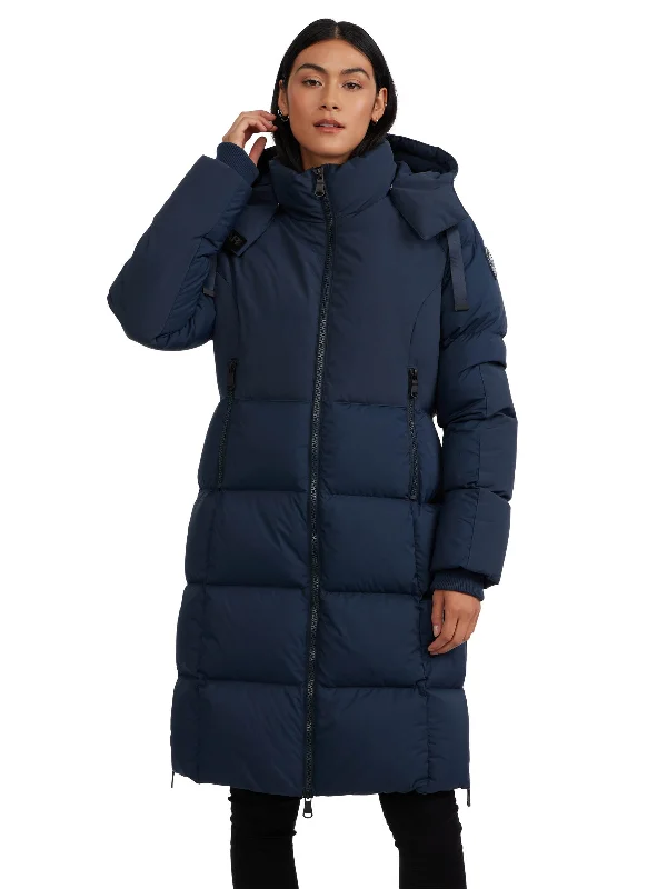 Best Deals Of The Season Pajar Women’s Zaniah Mixed Media Quilted Puffer with Detachable Hood