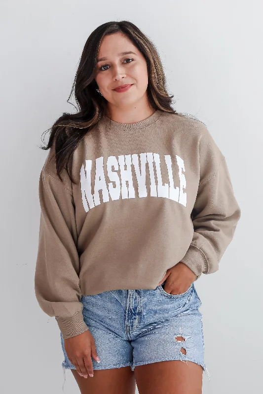 Elegant Contour Tan Nashville Sweatshirt