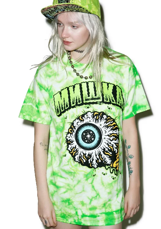 Chic Urban Fashion Look Tall Boy Keep Watch Tie Dye Tee