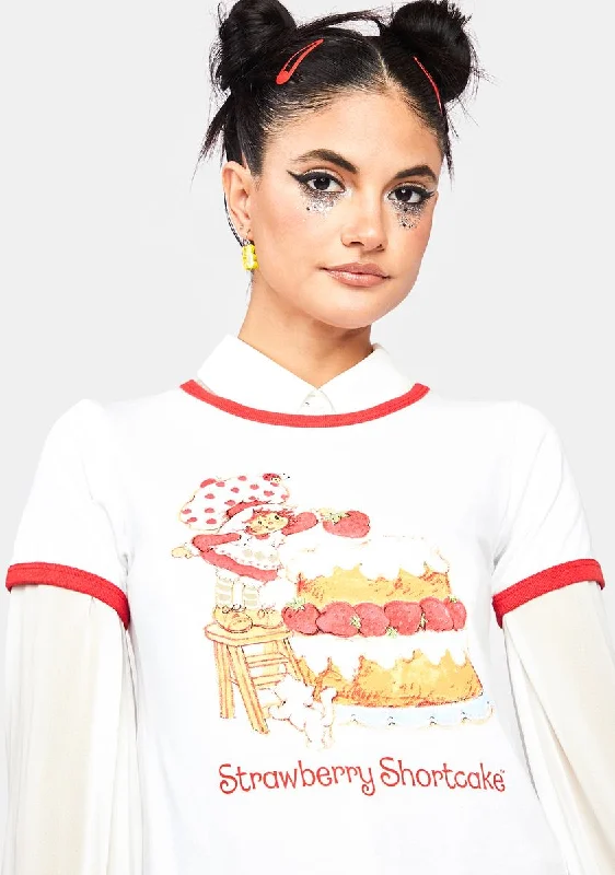 Sustainable Fashion Extravaganza Strawberry Shortcake Ringer Tee