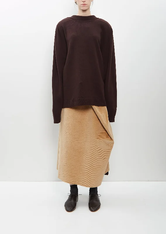 Limited Time Cotton Corduroy Straight Skirt