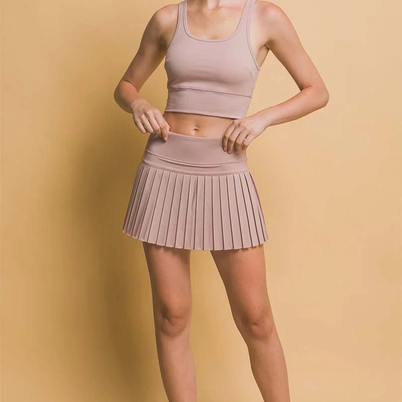 Ride The Style Wave Pleated Skort