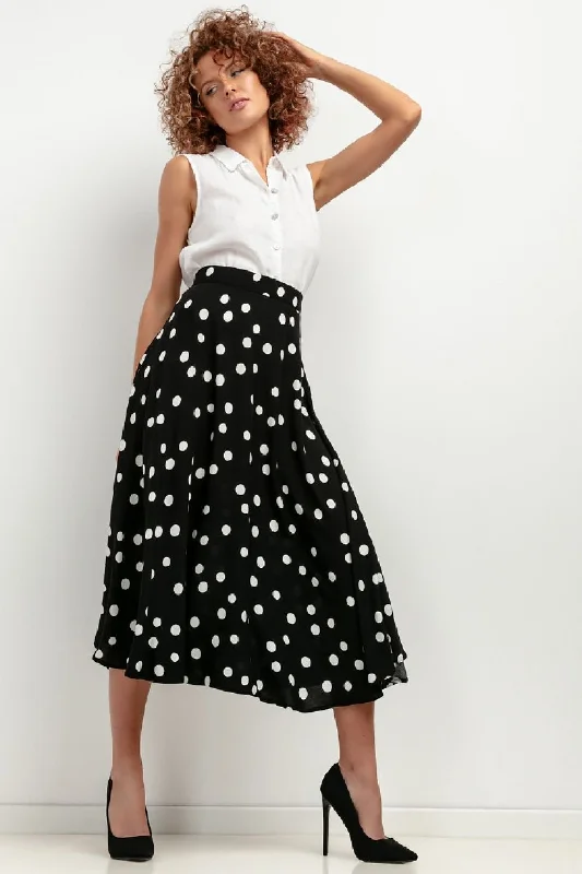 Black Polka Dot