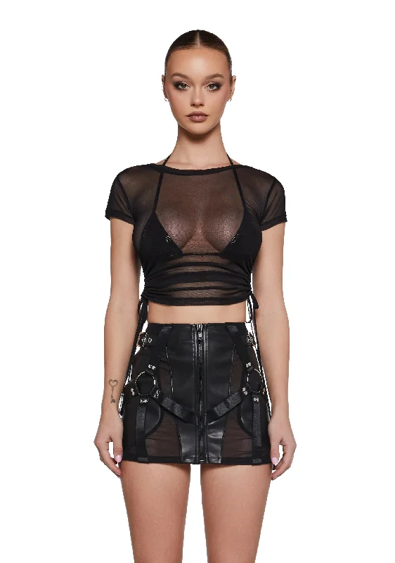 Innovate Your Wardrobe Sin 100 Percent That Bish Mesh Tee