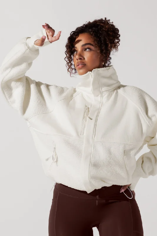 Fast Fashion Favorites Find Your Inner Fleece Jacket - Ice Cream