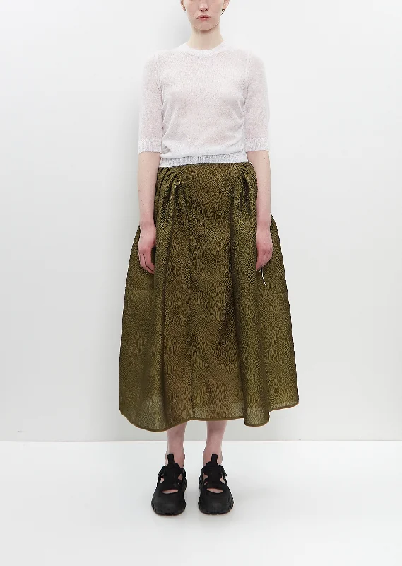 Trendy Fashion Sale Recycled Poly Matelassé Fabiola Skirt