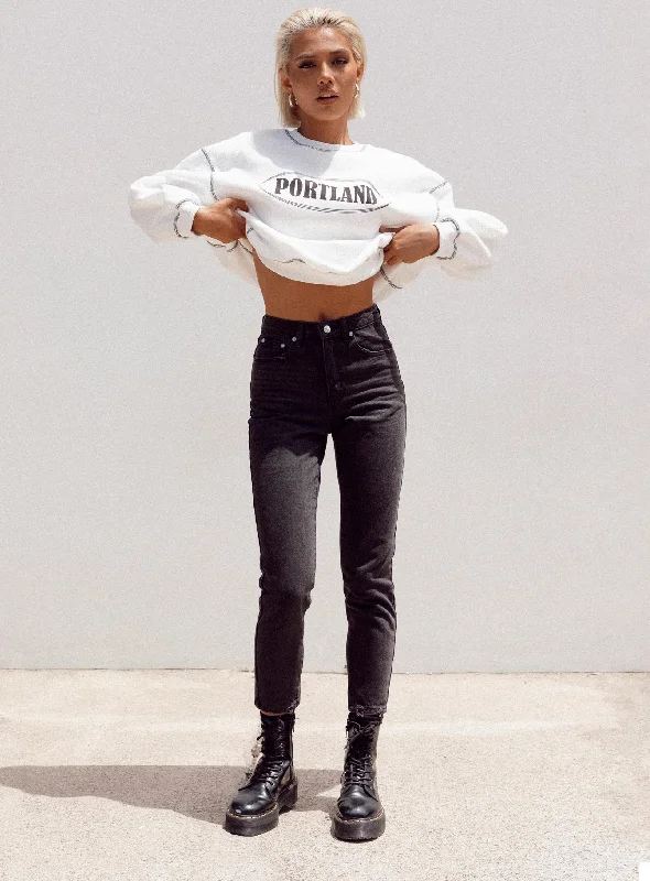 Hot Brand Discounts Zaiden Straight Leg Jeans Black Denim