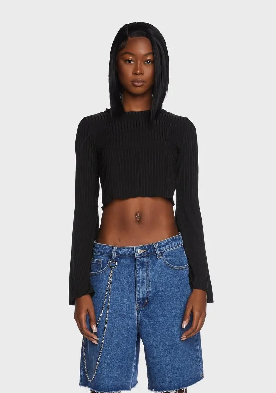 Huge Markdowns When You Text Me Cropped Sweater