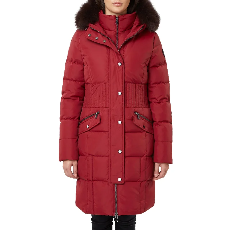 Trendy Threads Pajar Women’s Annie Parka with Fixed Hood and Detachable Fur Trim
