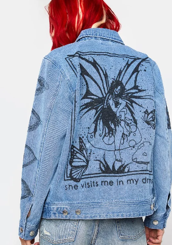 Insane Discount Onslaught Obey Dreams Denim Jacket