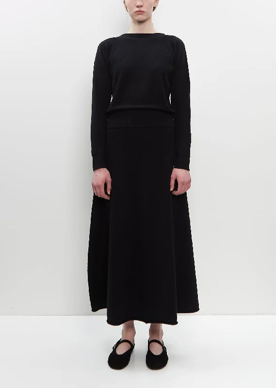 Evening Looks Cashmere Nylon n°388 Ease Skirt