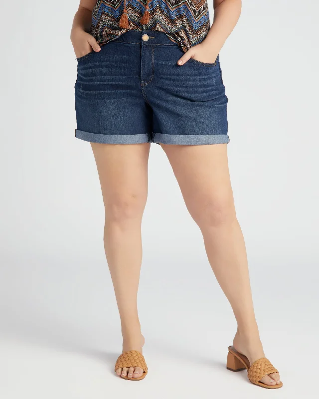 Trend Alert Plus Size AbSolution Short