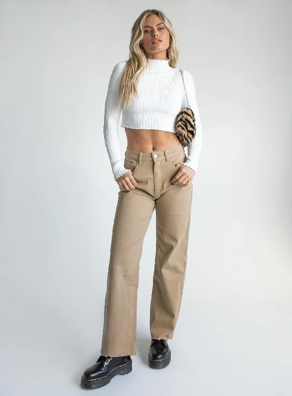Seasonal Trend Elianna Jeans Taupe