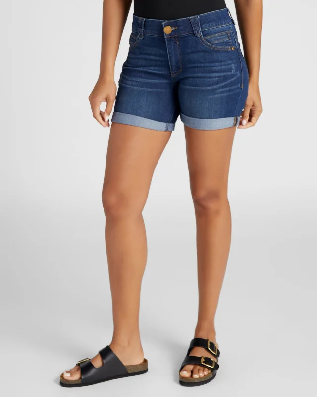 Fresh Styles, Fresh Deals "Ab"solution Cuffed Jean Shorts