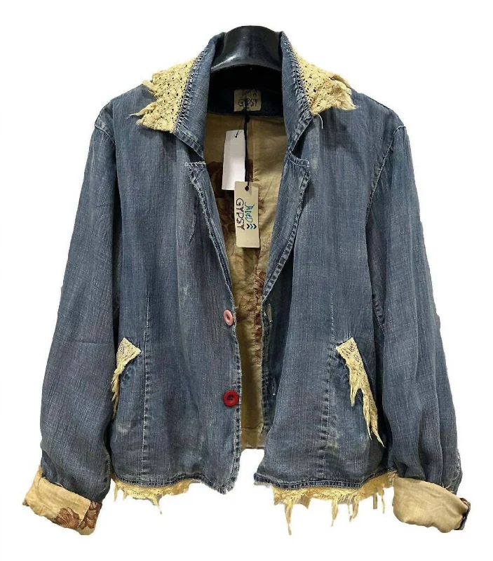 Stylish Savings Harmony Jacket In Denim