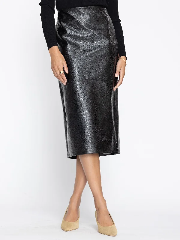 Budget Friendly Fashion The Irene Vegan Leather Skirt