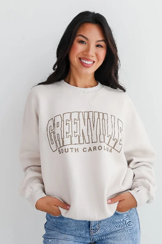 Special Occasion Wear Tan Greenville South Carolina Sweatshirt