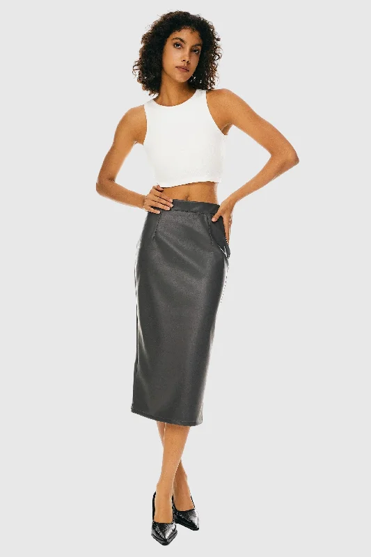 Inspired By You, Designed For You Faux Leather Pencil Skirts